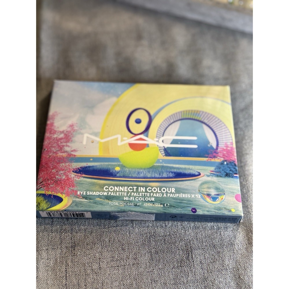 MAC CONNECT IN COLOR EYE SHADOW PALETTE 12 SHADES VIBRANT HI-FI COLOR New in Box - Picture 8 of 8